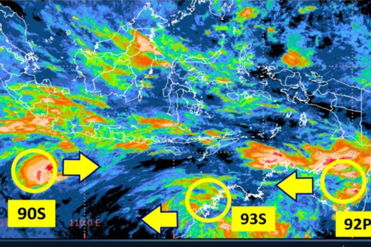 BMKG: Bibit Siklon Tropis 94W Berpotensi Tingkatkan Hujan di Sejumlah Wilayah Indonesia