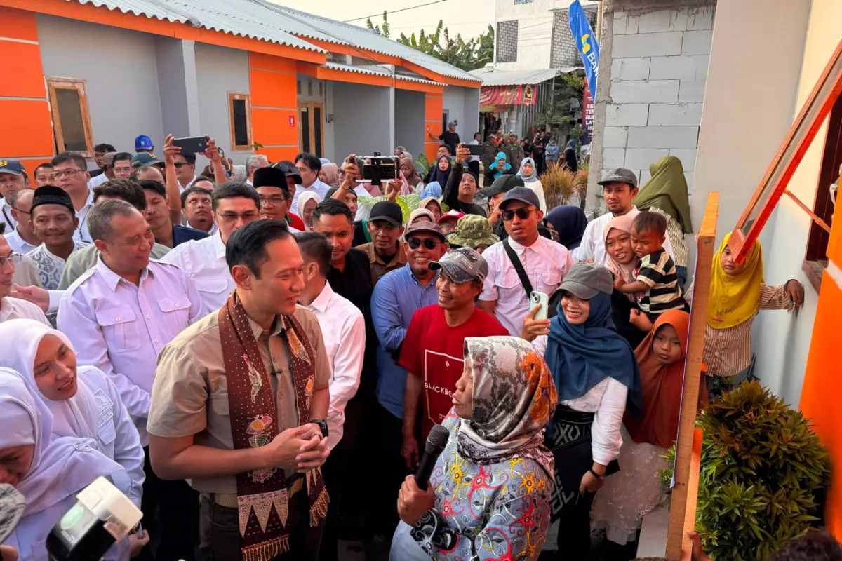 Integrasi Rumah Layak dan IPAL: Menko AHY Resmikan Penataan Kawasan DAK TPKT Gresik