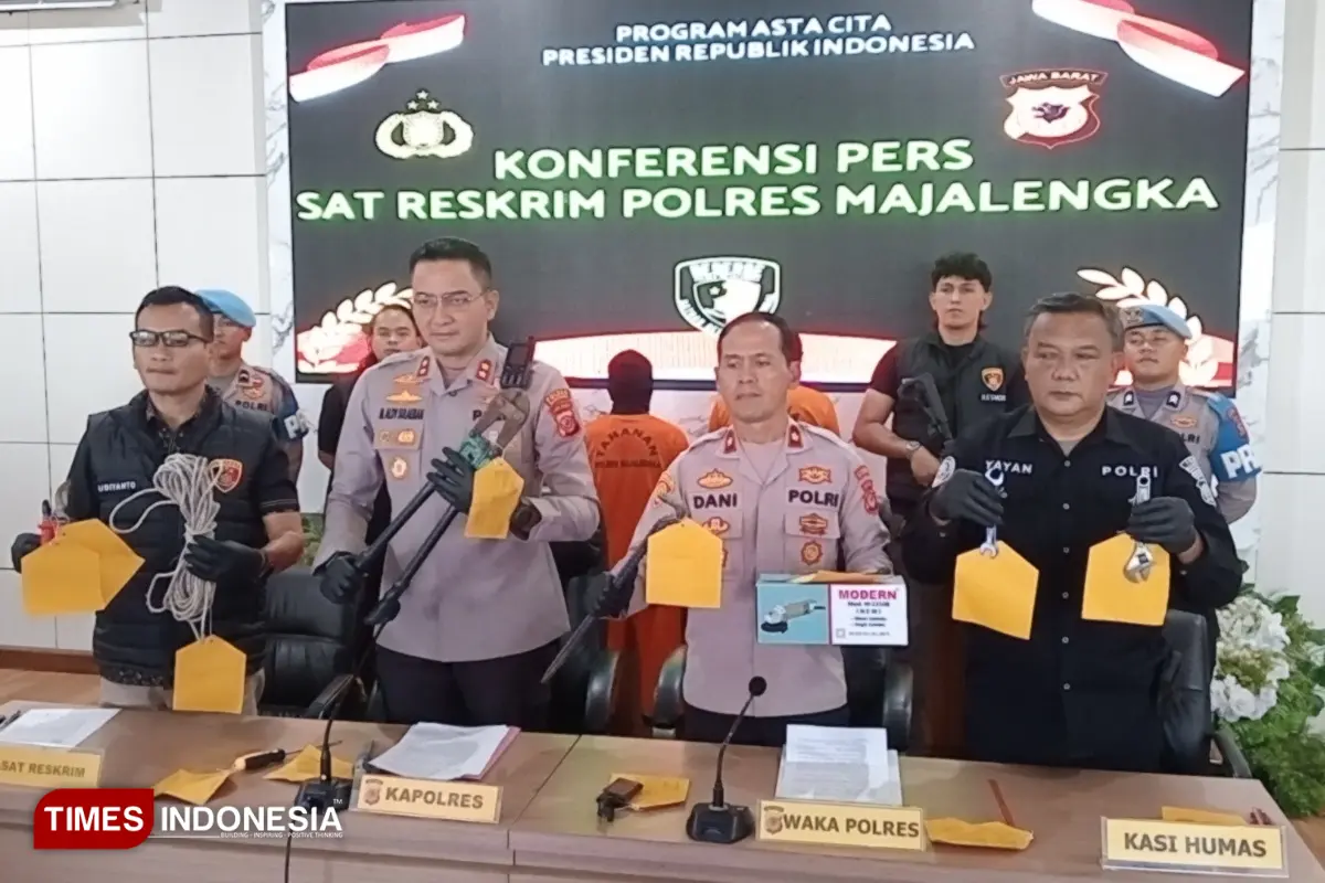 Polres Majalengka Bekuk Komplotan Residivis Pembobol Toko