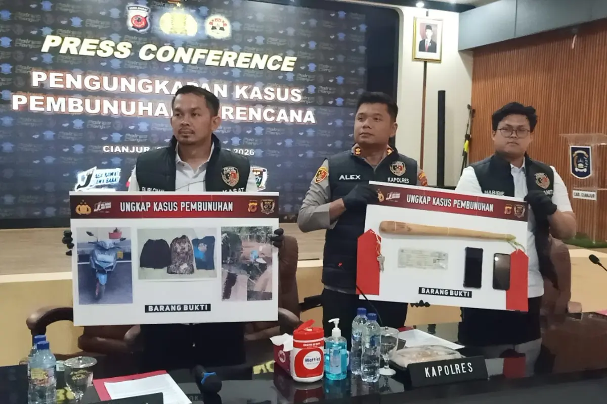 Pelaku Pembunuhan Berencana di Cianjur Ditangkap, Terancam 20 Tahun Penjara