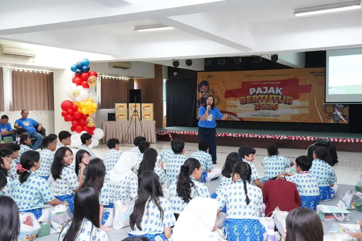 DJP Jatim II Tanamkan Kesadaran Pajak Sejak Dini, Siswa Sidoarjo Aktif Bertanya
