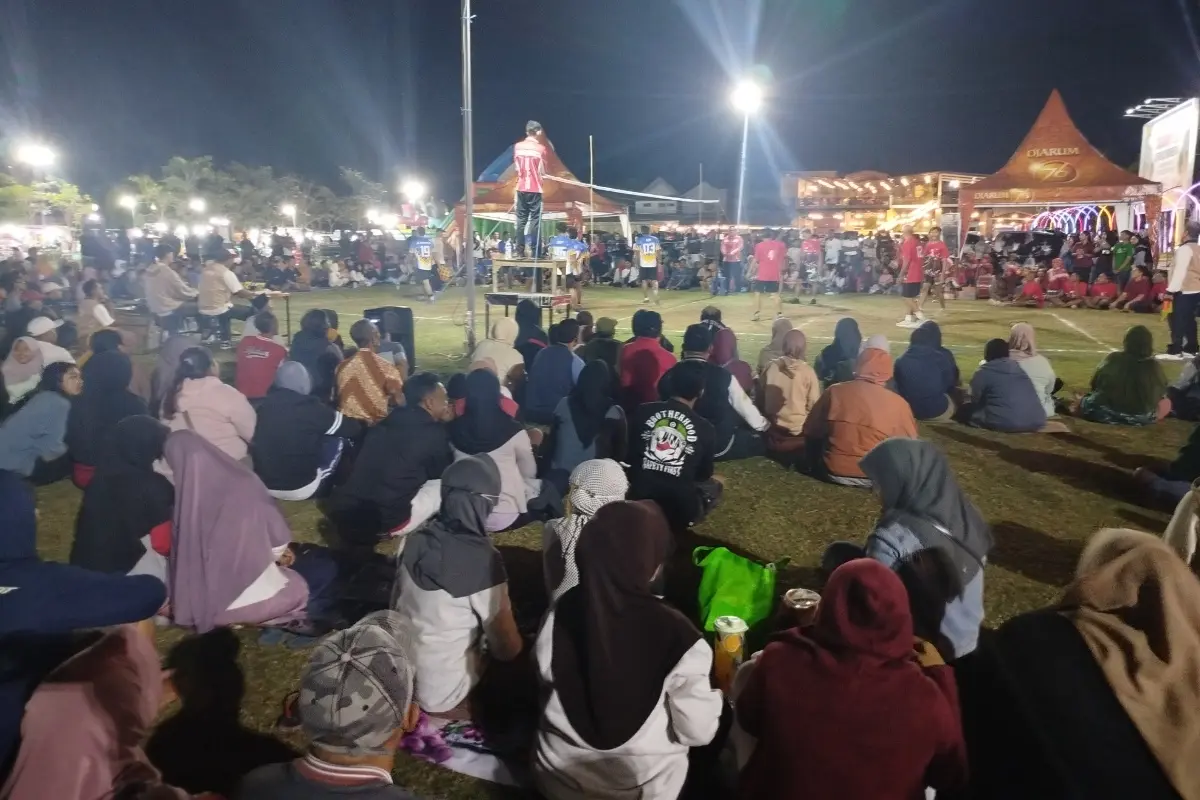 Dua Pekan Padat Penonton, Kartar Jiwan Sukses Gelar Lomba Bola Voli Plastik