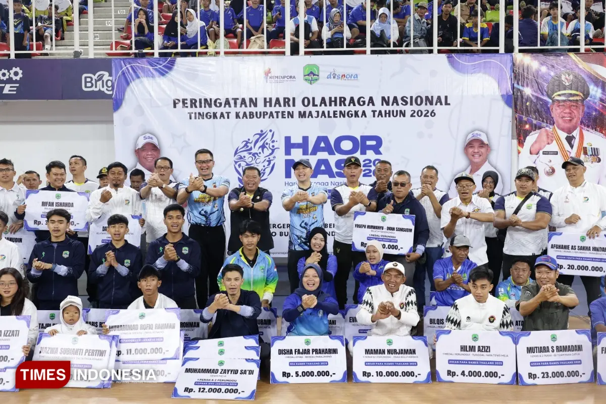 Suntik Semangat Atlet, Bupati Majalengka Beri Apresiasi Berupa Bonus