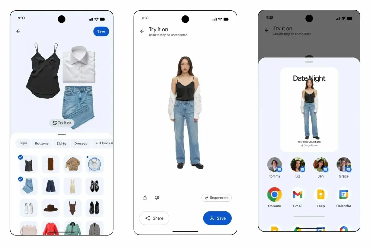Google Photos Launches AI Wardrobe Feature for Virtual Outfits