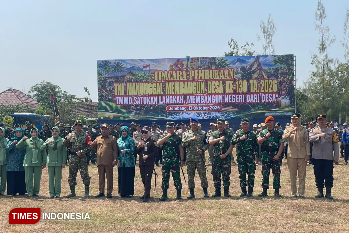 TMMD ke-130 Dimulai di Jombang, Bangun Jalan, 10 Rumah Layak Huni, hingga Sumur Bor